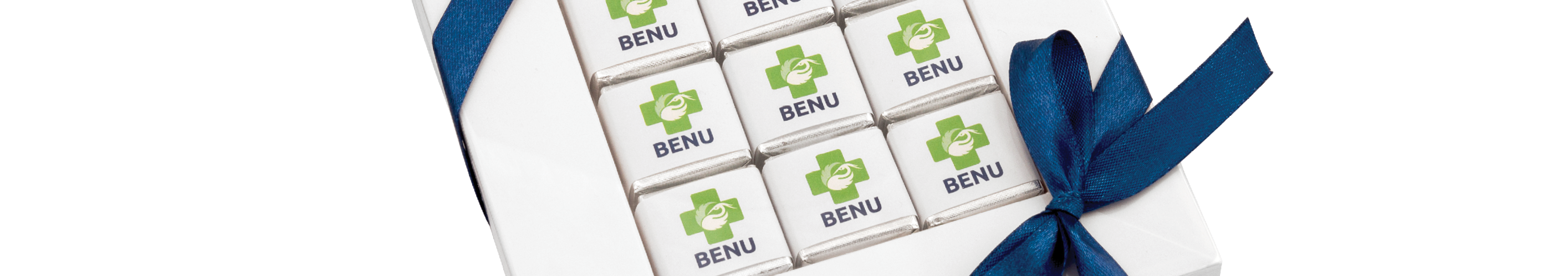 Čokoládové kostky v dárkové krabičce