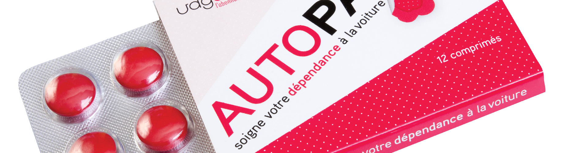 Lentilky v blistru a reklamním papírovém obalu