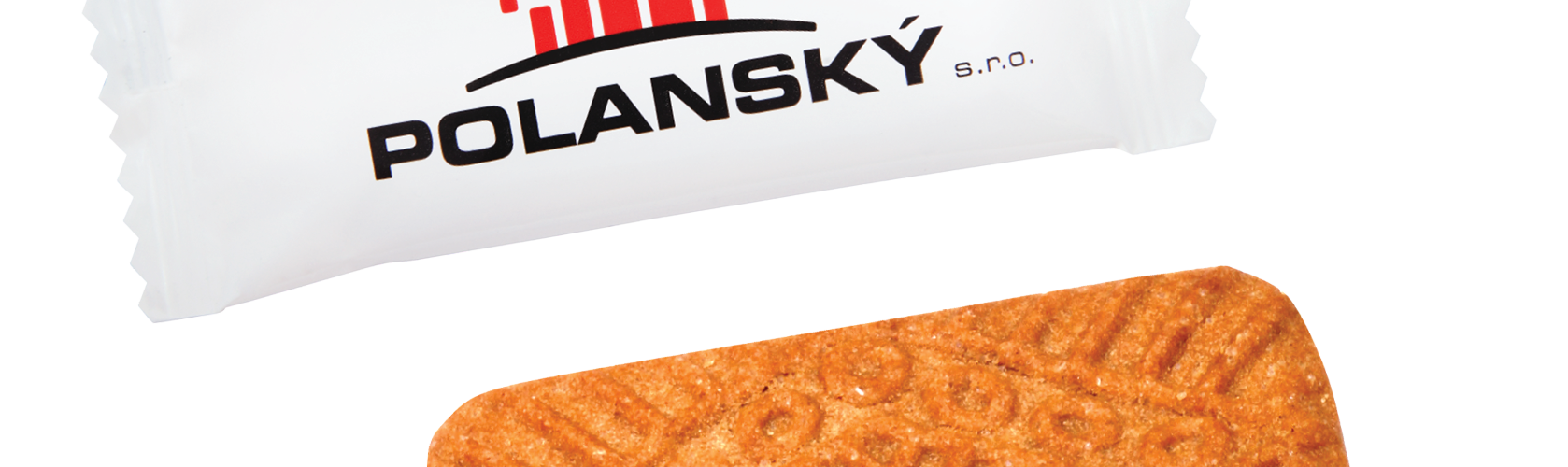 Sušenky v reklamním obalu