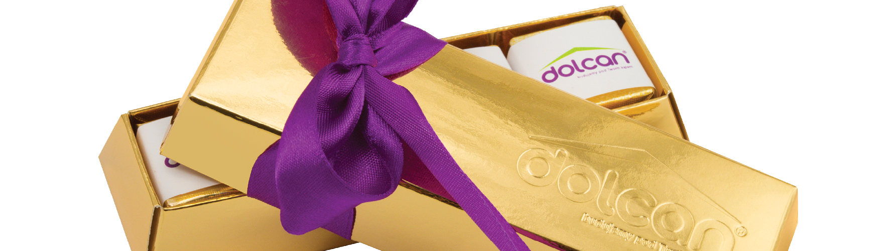 Bonboniéra v luxusním reklamním obalu