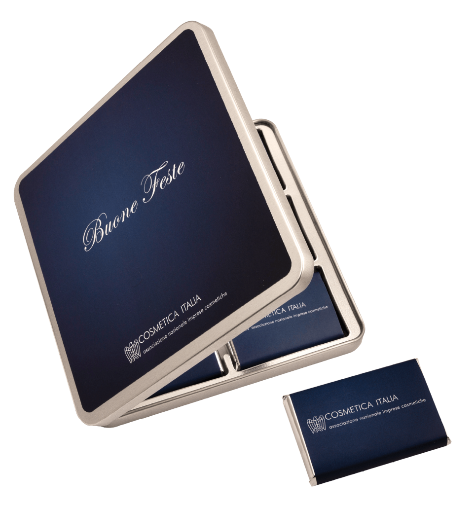 Flat Silver Box with mini-bars