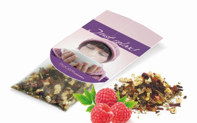 Čaj premium s reklamním štítkem