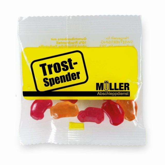 Fruit jelly mini-bag 5g, standard shapes