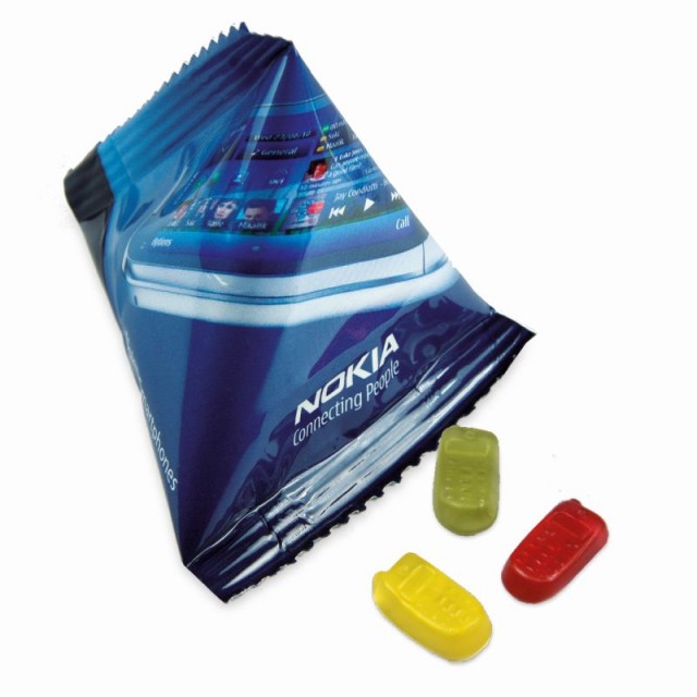 Fruit jelly tetrahedron, special shapes