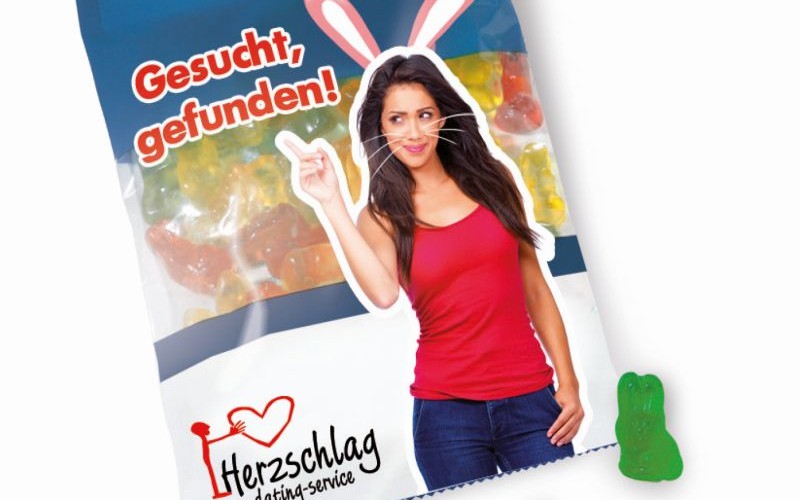 Želé zajíčci v reklamním sáčku