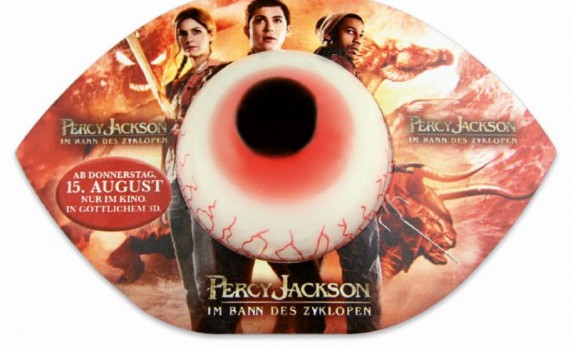 Želé oko v reklamním obalu