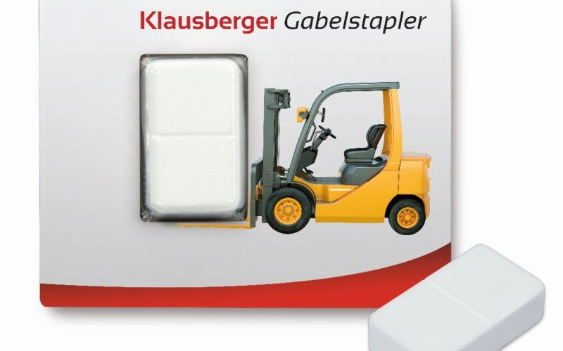 Hroznový cukr na reklamní kartičce