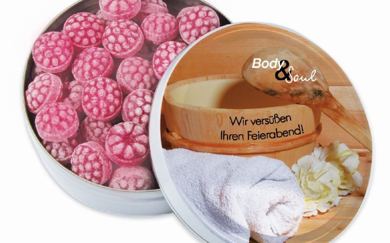 Maxi plechová kulatá krabička