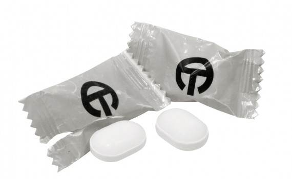 Mints Uno in foil with promotional print