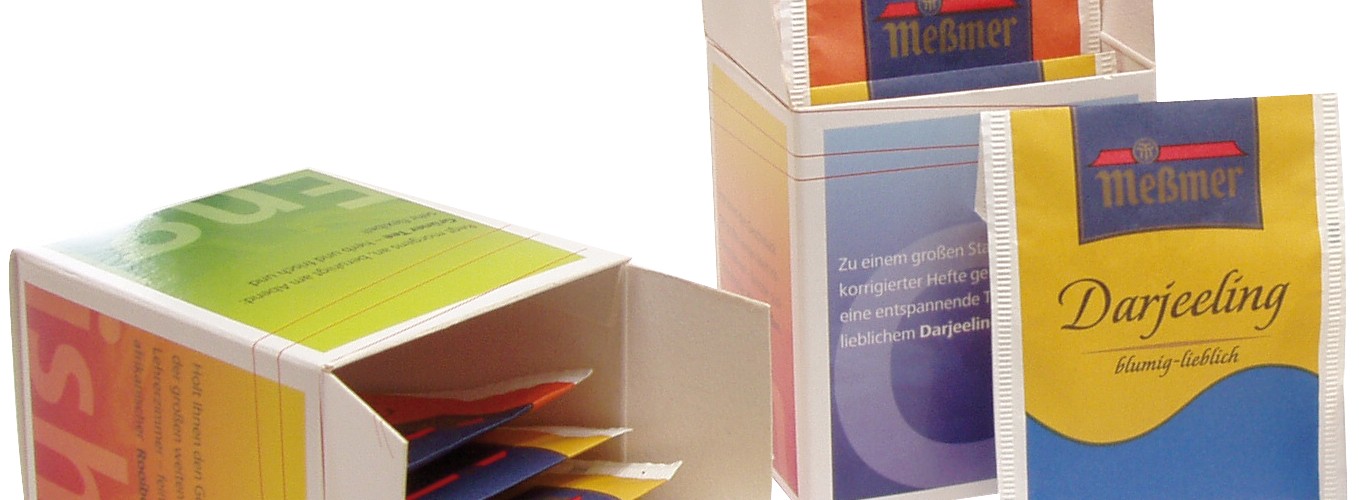 Krabička s potiskem s 8 čaji