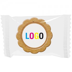 Round biscuits with your printed logo