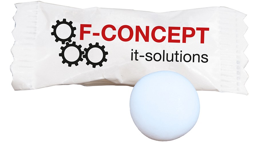 Bonbon mentos v sáčku s vlastním potiskem