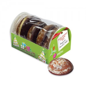 4 Gingerbreads in Additional Cardboard Tray