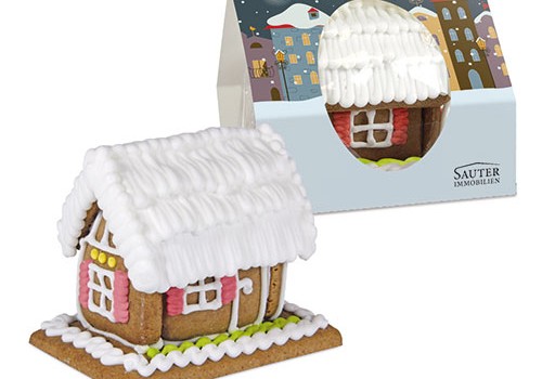 Perníková chaloupka v krabičce s potiskem