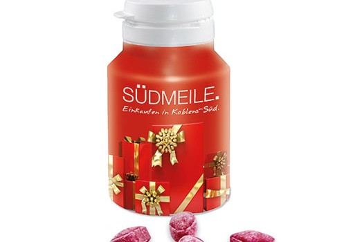 Plastová krabička s vlastním designem s cukrovinkami