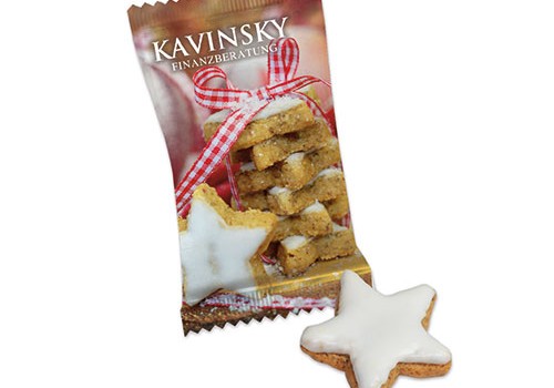 Reklamní vánoční skořicová hvězda