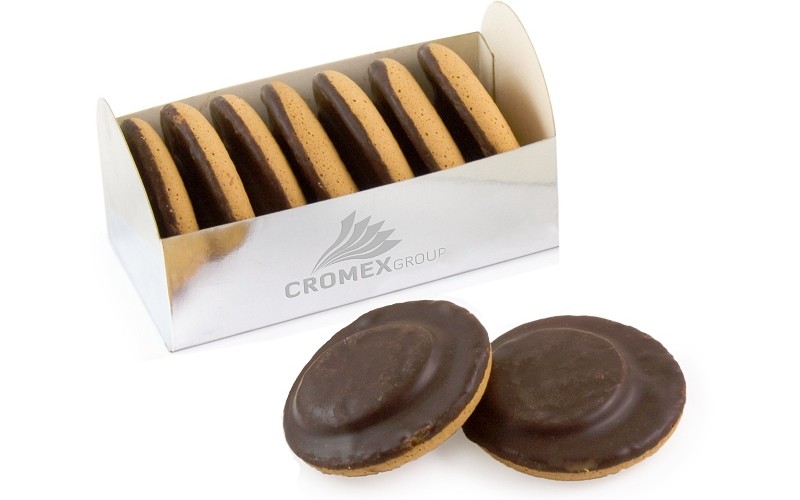 Reklamní čokoládové piškoty
