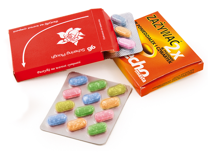 Powder Pills in Blisters