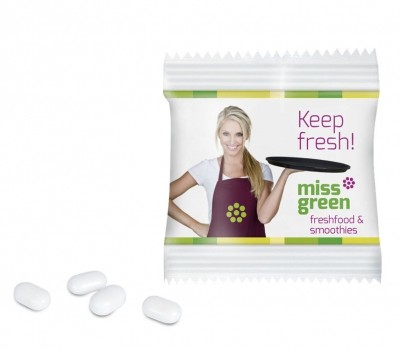 Bonbónky Tic-Tac v reklamním sáčku