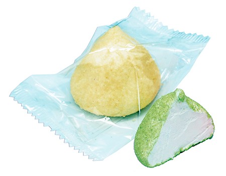 Pěnový bonbón ve fólii