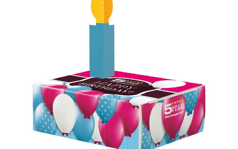 Mini Cake in congratulations box