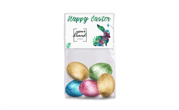5 Easter Eggs in bag