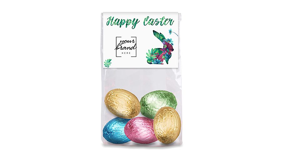 5 Easter Eggs in bag