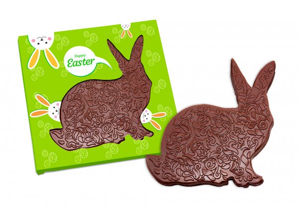Chocolate Ornamented Hare