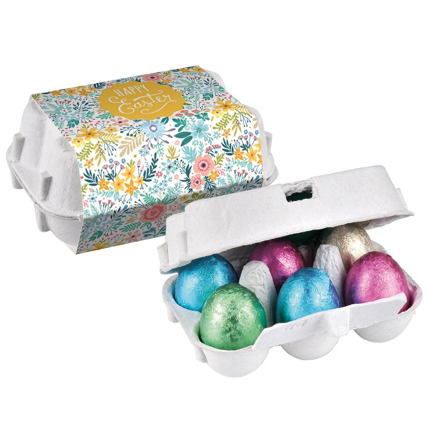 Easter six choco eggs