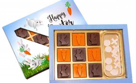 Easter Tic Tac Toe Chocolate Box