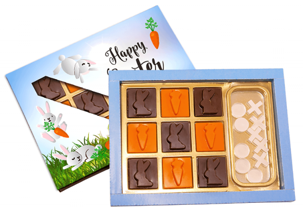 Easter Tic Tac Toe Chocolate Box
