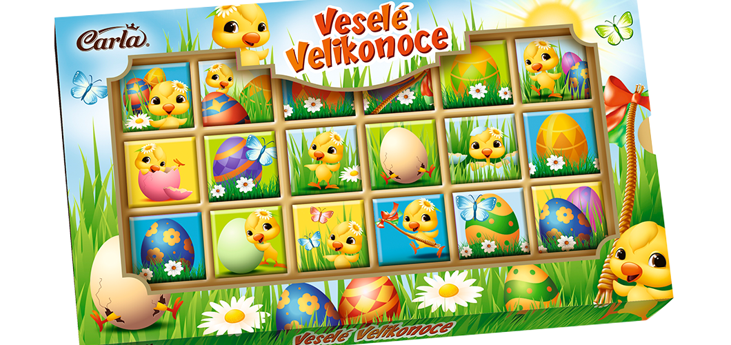 Happy Easter - box milky