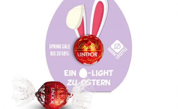 Lindt Lindor Chocolate Truffles Easter egg.