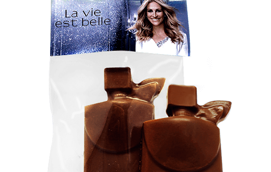 Bag with 1 piece of chocolate