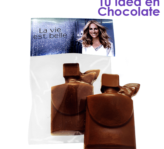 Bag with 1 piece of chocolate