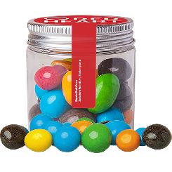 Coloured peanuts in sweet
