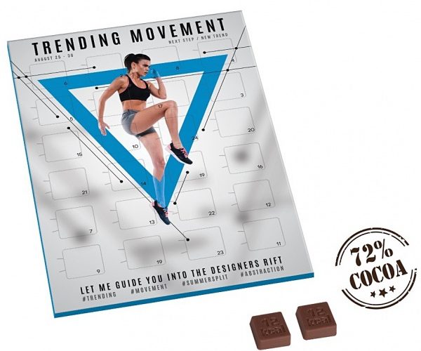 Promotional Calories Choco Calendar