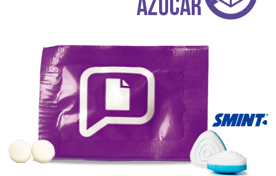 2 mints candy in flowpack