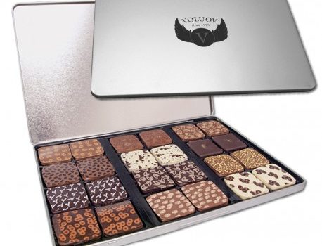 Chocolate printed tin 24