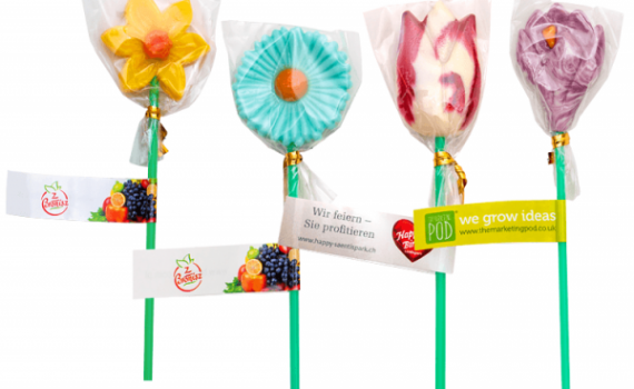 Flower Lollipops