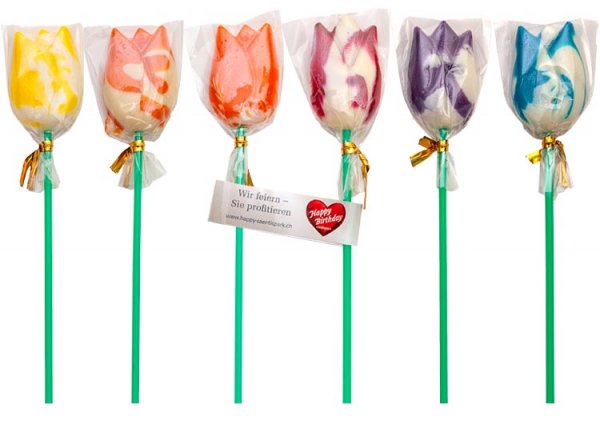 Flower Lollipops