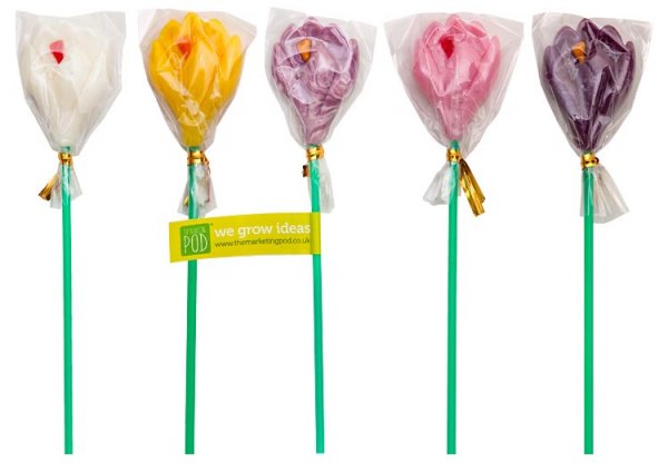 Flower Lollipops