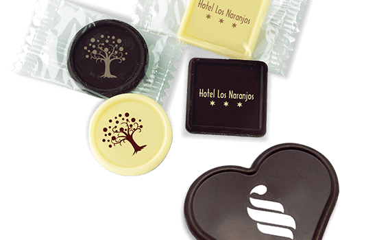 Individual printed chocolate