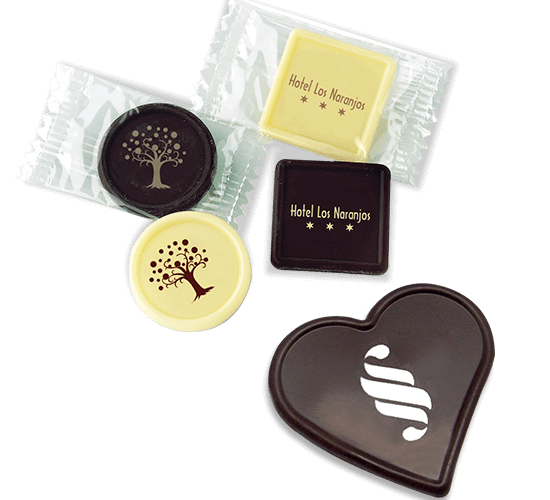 Individual printed chocolate