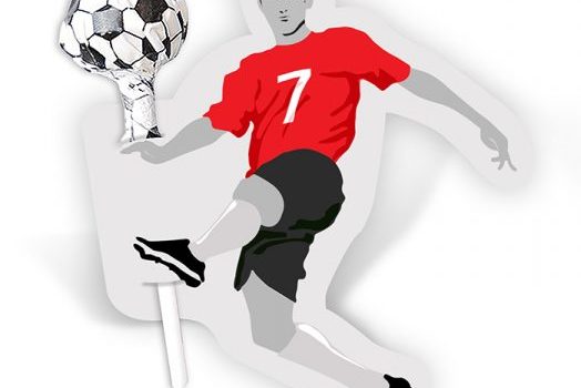 Lollipop with a footballer