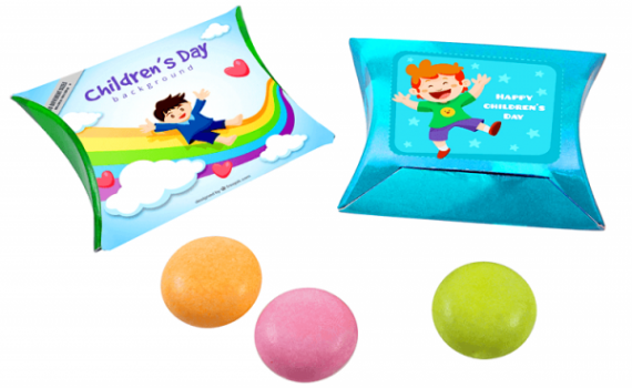 Mentos Drops in Pillow Box