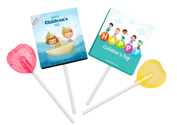 Mini Lollipops in Boxes