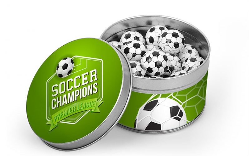 Promotional fan’s tin