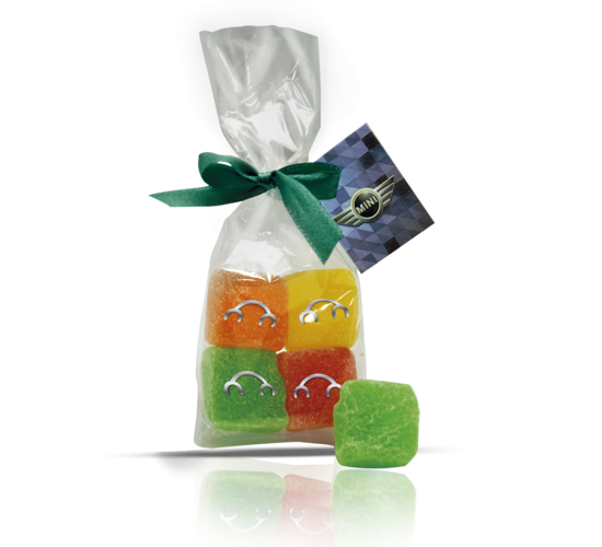 Ribbon bag with 4 pectins