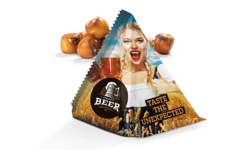 Snack Tetrahedron Pretzel